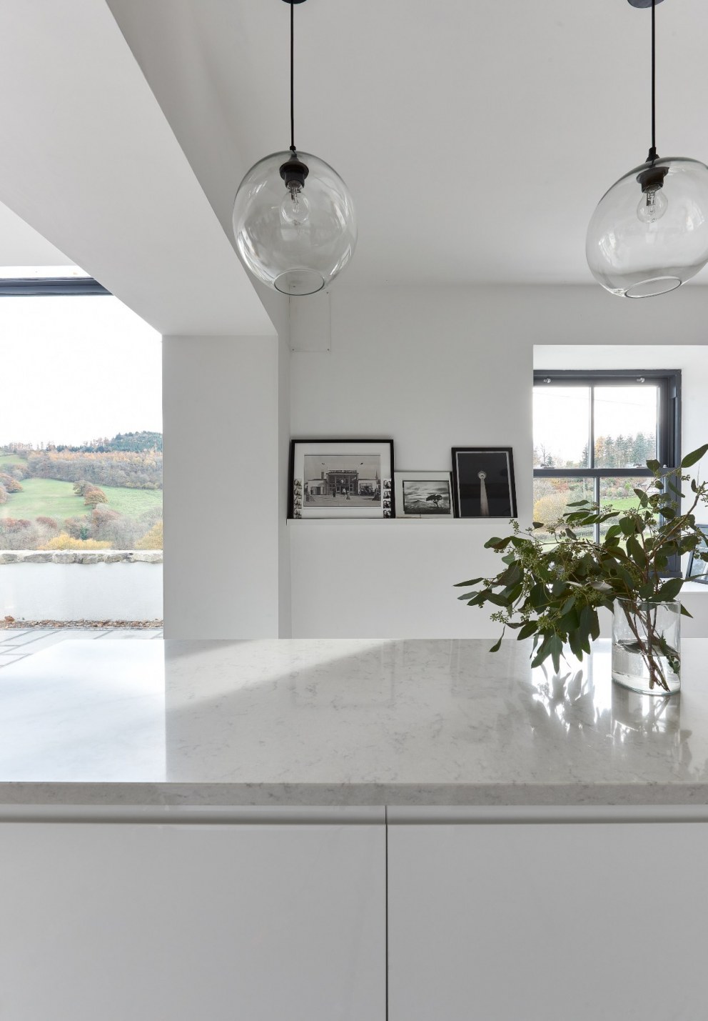 Welsh Farmhouse renovation | Modern Scandinavian Kitchen in a extension to a Victorian cottage | Interior Designers